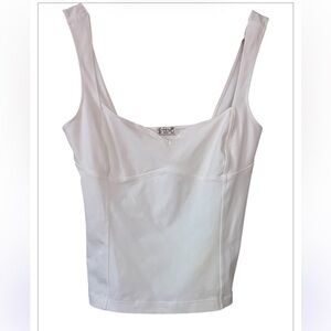 Intimately Free People Cream Scoop-Neck Ribbed Camisole